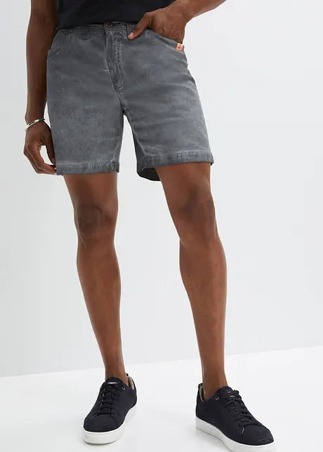 Stretchshorts med tvättad look, normal passform, bpc bonprix collection