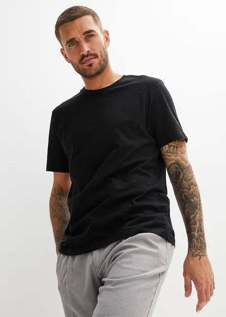T-shirt i ekologisk bomull (2-pack), bonprix