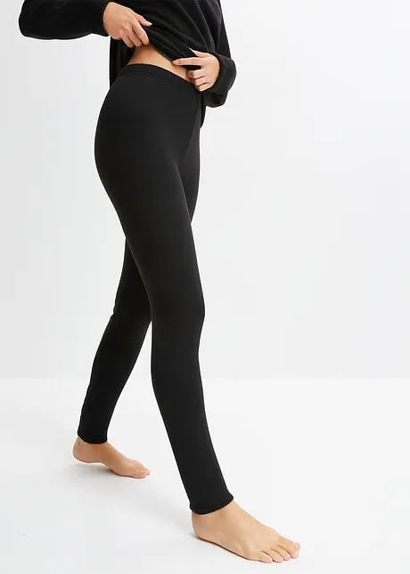 Värmande funktionsleggings med skönt fleecefoder, bonprix