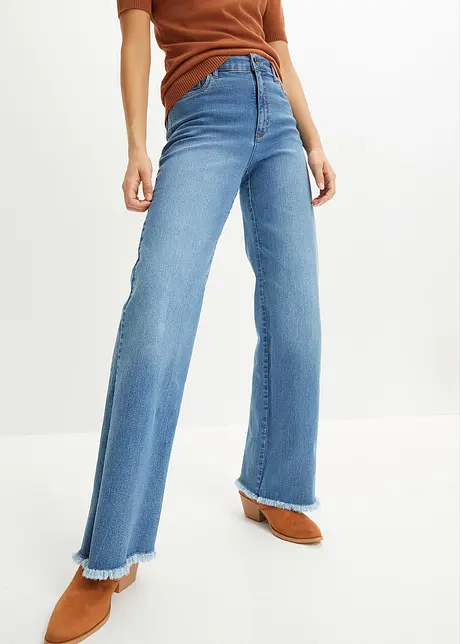 Wide Leg Jeans High Waist, bonprix