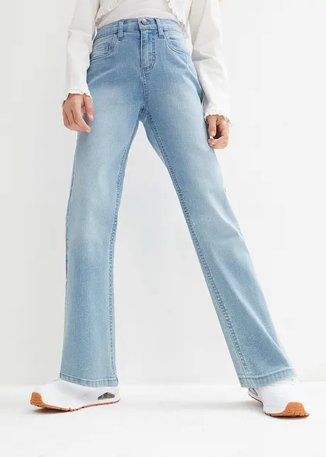 Utsvängda jeans för barn, bonprix