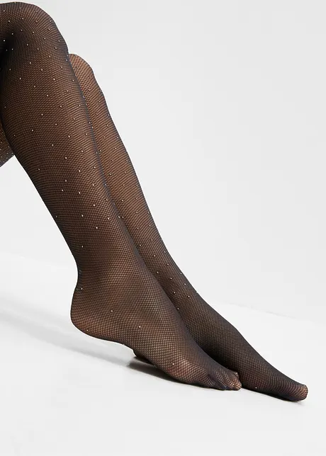 Strumpbyxa med glittriga prickar, bpc bonprix collection