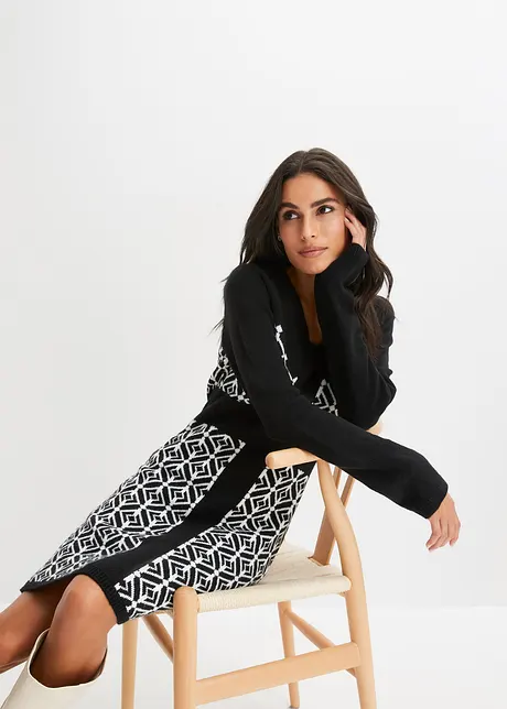 Stickad klänning, BODYFLIRT boutique