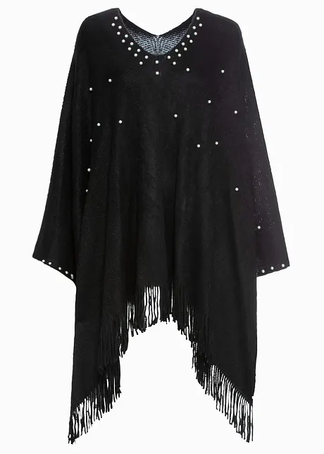 Poncho med pärlor, bpc bonprix collection