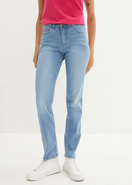 Stretchjeans Straight Mid Waist, bonprix