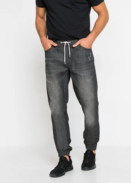 Dra på-jeans, normal passform, raka ben (2-pack),, RAINBOW