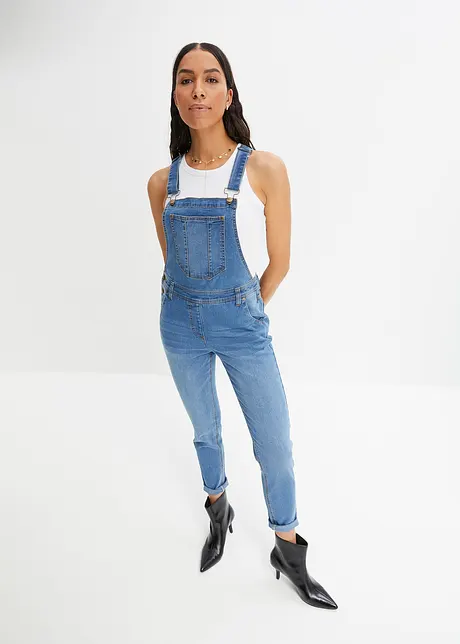 Jeanssnickarbyxa i boyfriendmodell, bonprix