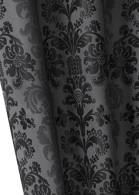 Mörkläggande gardinlängd i jacquard med termofunktion (1-pack), bonprix