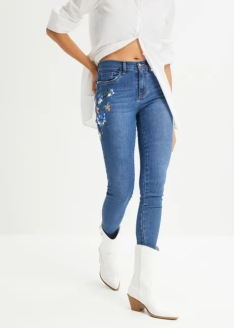 Skinny Jeans Mid Waist, bonprix