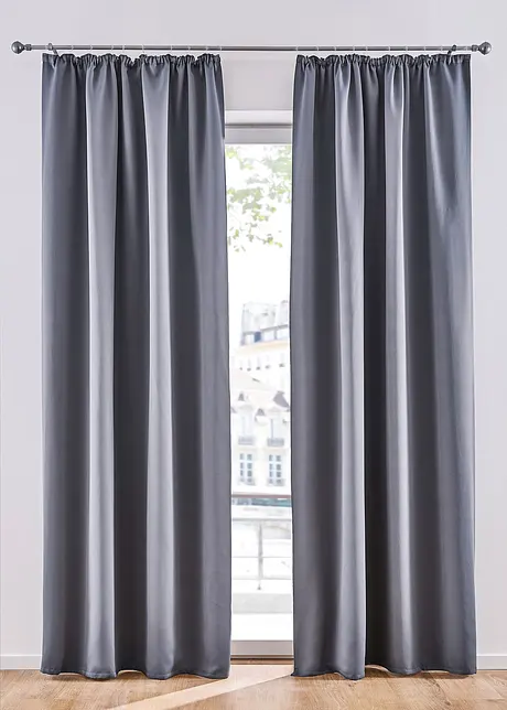 Mörkläggande gardinlängd, i flera storlekar (1-pack), bonprix