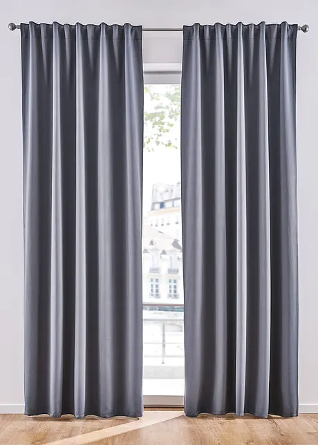 Mörkläggande gardinlängd, i flera storlekar (1-pack), bonprix