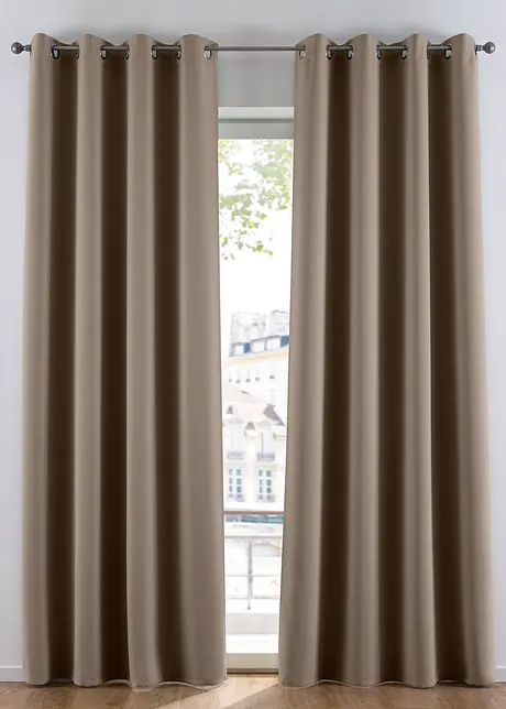 Mörkläggande gardinlängd, i flera storlekar (1-pack), bonprix