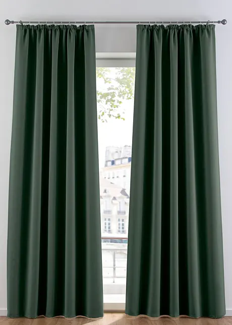 Mörkläggande gardinlängd, i flera storlekar (1-pack), bonprix