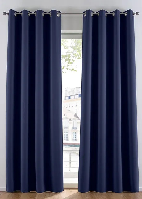 Mörkläggande gardinlängd, i flera storlekar (1-pack), bonprix