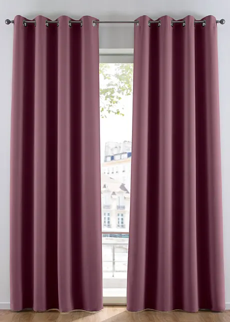 Mörkläggande gardinlängd, i flera storlekar (1-pack), bonprix