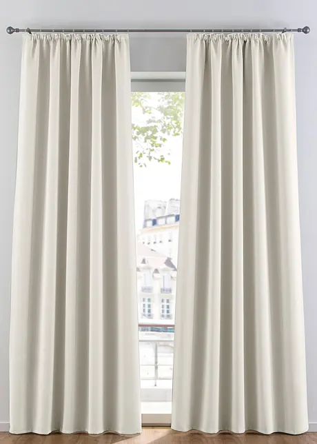 Mörkläggande gardinlängd, i flera storlekar (1-pack), bonprix