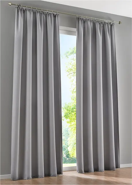 Mörkläggande gardinlängd, i flera storlekar (1-pack), bonprix