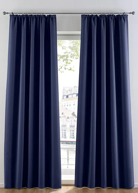 Mörkläggande gardinlängd, i flera storlekar (1-pack), bonprix