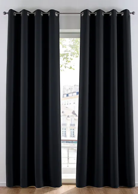 Mörkläggande gardinlängd, i flera storlekar (1-pack), bonprix
