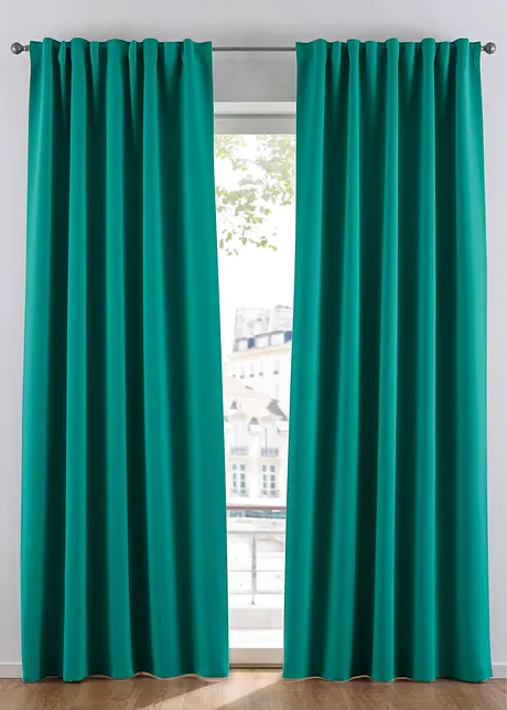 Mörkläggande gardinlängd, i flera storlekar (1-pack), bonprix