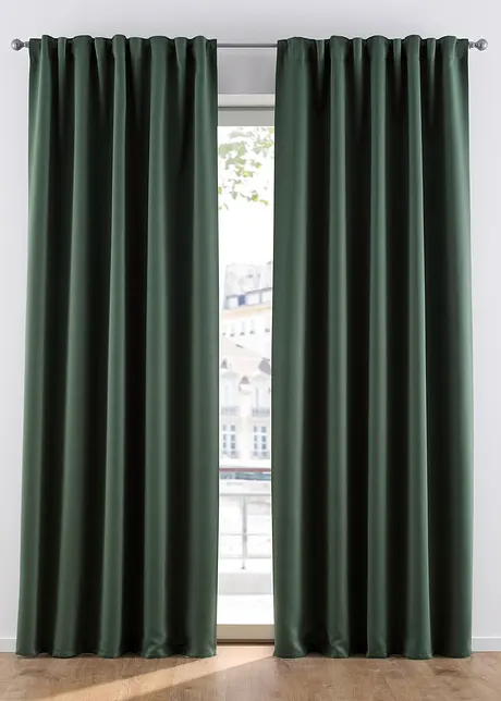 Mörkläggande gardinlängd, i flera storlekar (1-pack), bonprix