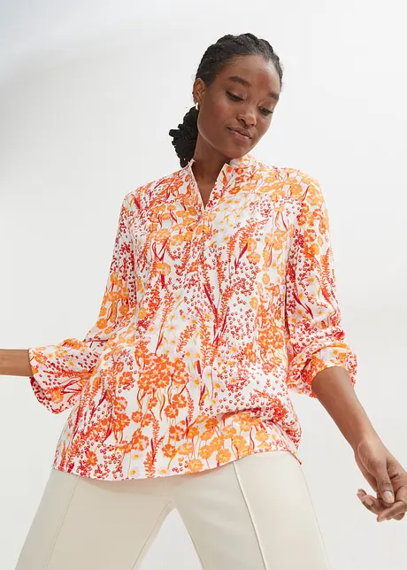 Blus av mjuk viskos, bonprix