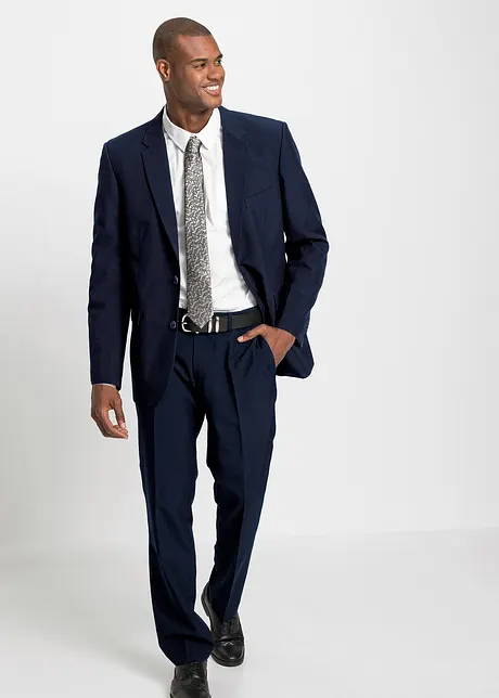 Kostym med skjorta och slips (4 delar), Regular Fit, bonprix
