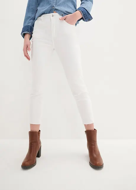 Skinny Jeans High Waist, cropped, bonprix