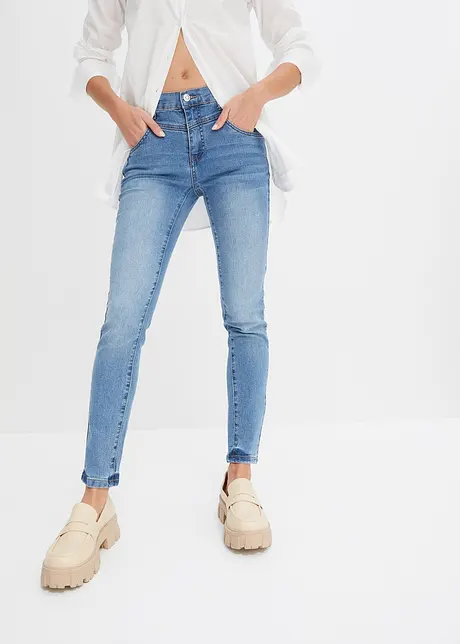 Skinny Jeans Mid Waist, cropped, bonprix