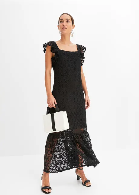 Klänning med hålmönstrad look, BODYFLIRT boutique