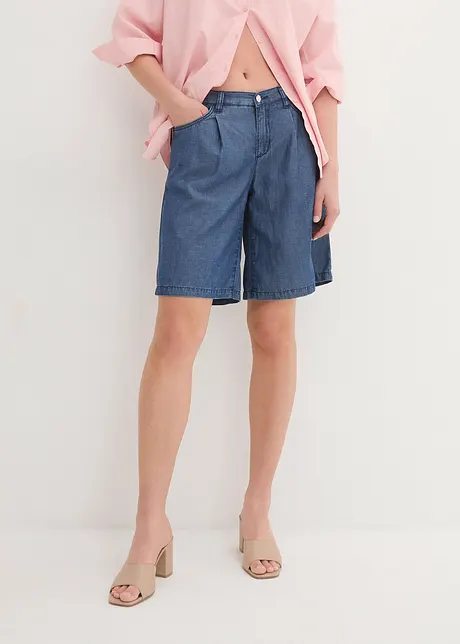 Wide Leg Jeans shorts Mid Waist, John Baner JEANSWEAR