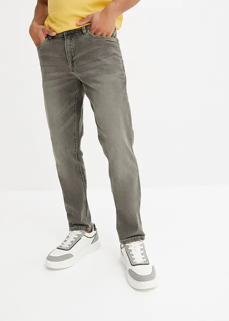 Stretchjeans, Regular Fit, Tapered, bonprix