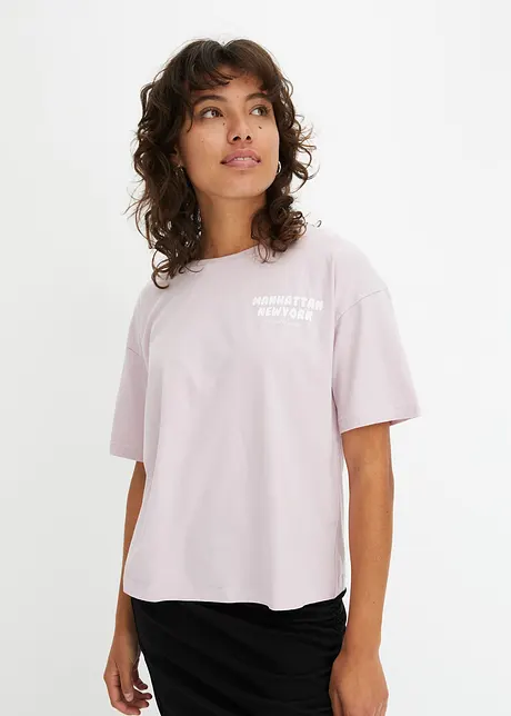 T-shirt med tryck i used-look, bonprix