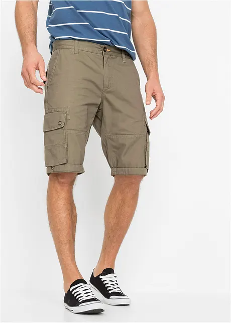 Cargobermudas av ren bomull, Regular Fit, bonprix