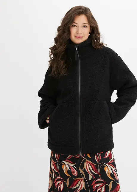 Jacka i teddyfleece, bonprix