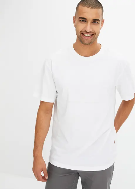 T-shirt i ekologisk bomull, loose fit, bonprix