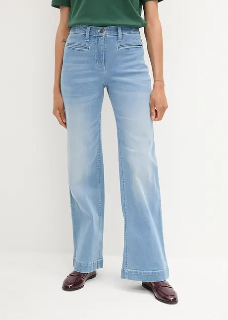 Flared Marlene Jeans Mid Waist, bonprix