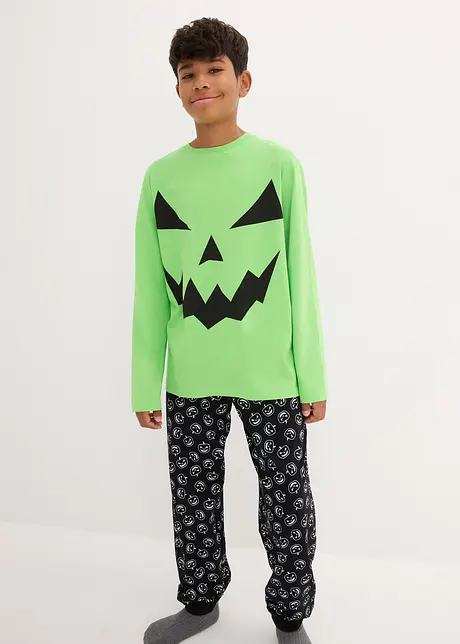 Barnpyjamas (2-pack), ekologisk bomull, bonprix