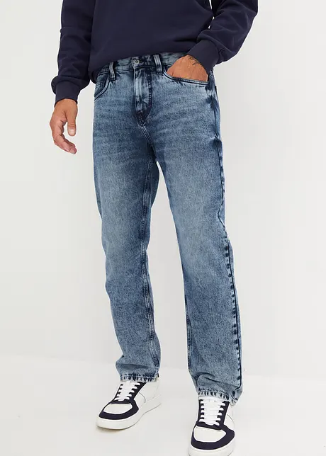 Classic Fit Jeans med acid wash-effekter, Straight, bonprix