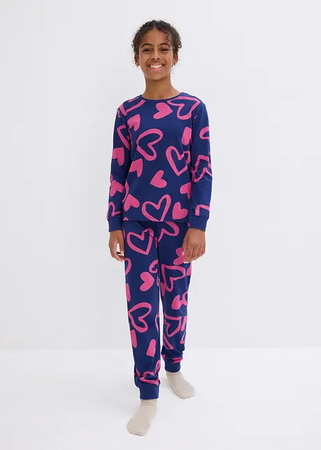 Pyjamas för barn i ekologisk bomull (2-delat set), bonprix