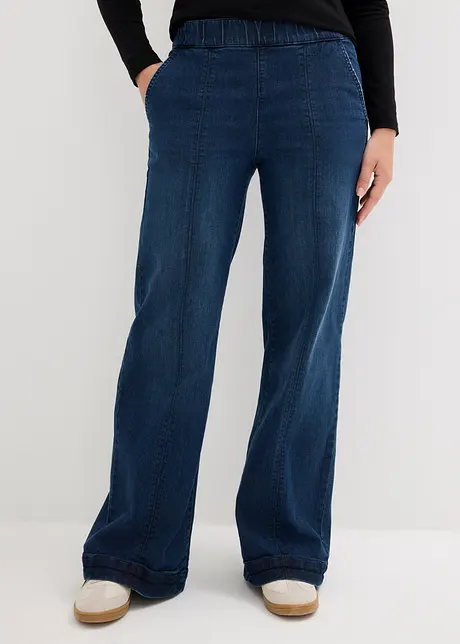 Flared Jeans High Waist, med bekväm midja, bonprix