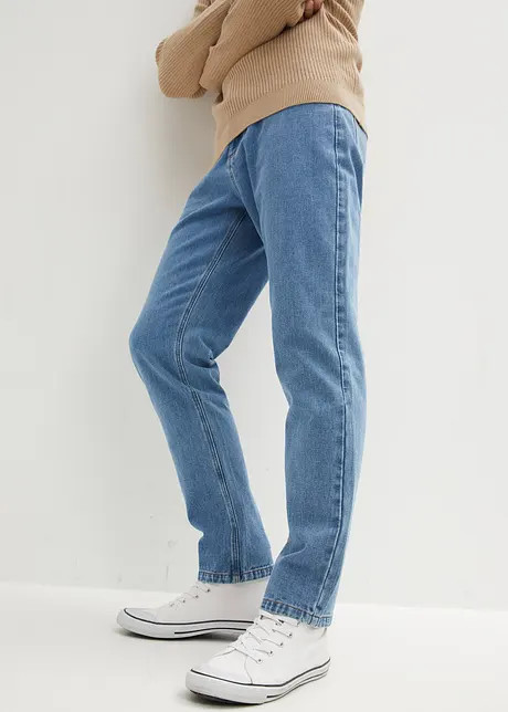 Classic Fit Jeans med resår i sidan av midjan, Straight, bonprix