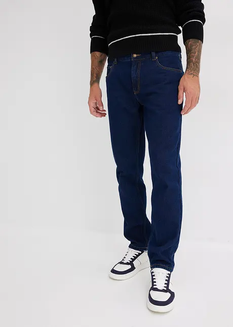 Regular Fit Jeans, Straight, gjorda av stadig denim, bonprix