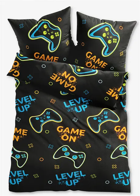 Påslakanset med gamer-design, bonprix