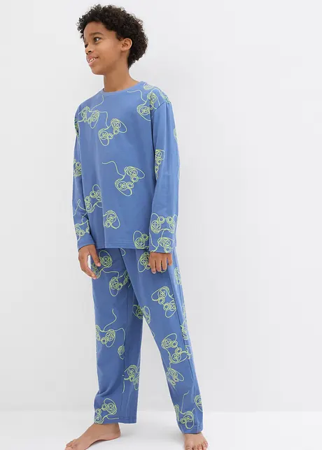 Pyjamas för barn, med bomull (4 delar), bonprix