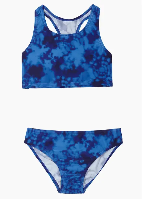 Batikmönstrad bikini för barn (2 delar), bonprix