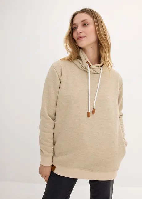 Extra mysig, lång boxy sweatshirt, bonprix