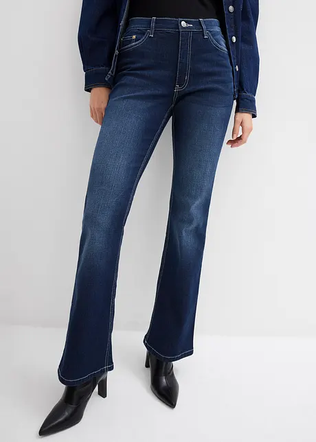 Bootcut-jeans High Waist, stretch, bonprix