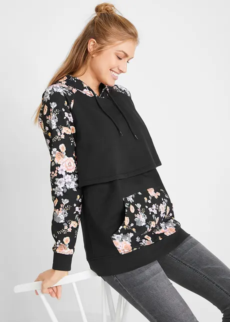 Mjuk mamma-/amningssweatshirt, bonprix