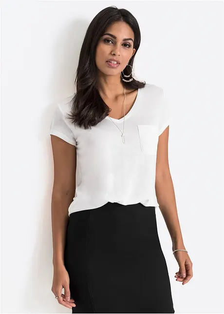 T-shirt i mjuk viskos, bonprix